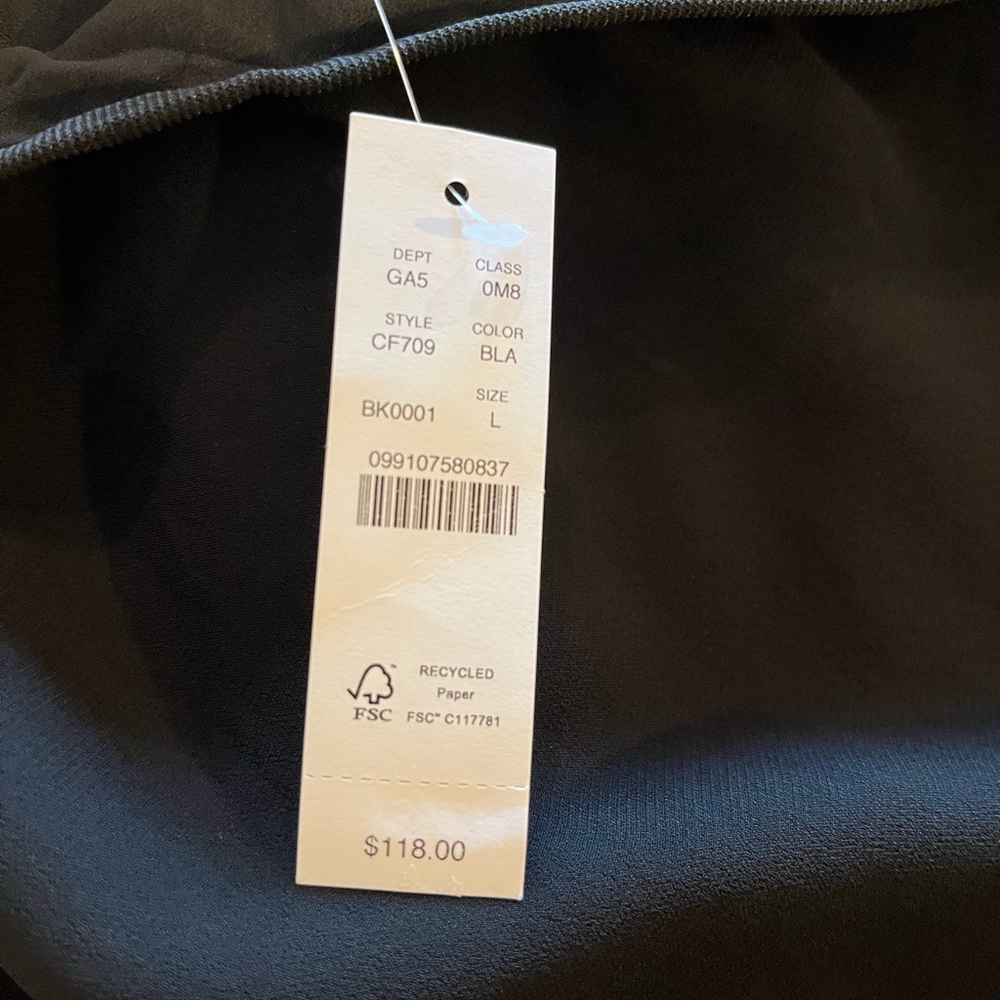 J. Crew Black Maxi Slip Skirt SZ L NWT - Picture 3 of 4